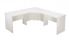 CCW186 Rapid Vibe Corner Workstation 1800 X 600 X 1800 X 600. 3 Piece. All Natural White Or All Grey